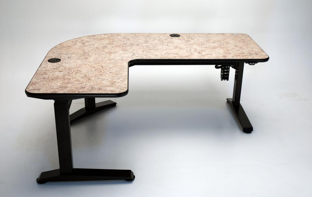 Ergo L Height Adjule Shaped Desk Martin Ziegler Height Adjule L Shaped Corner Desk