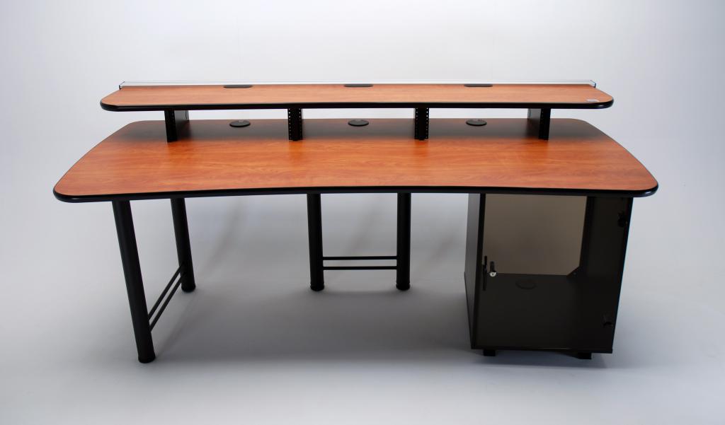 83 Max Rack Desk With Railmount And Monitor Track Martin Ziegler Security Desk With Multiple Monitor Mounting Rail