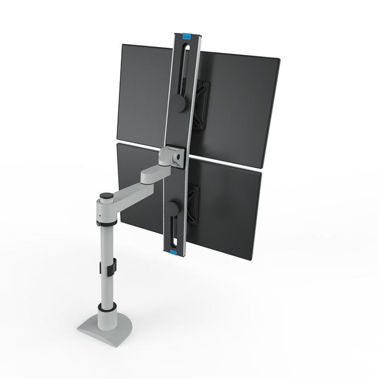 Pole Mount For 2 Monitors On Extension Arm Martin Ziegler